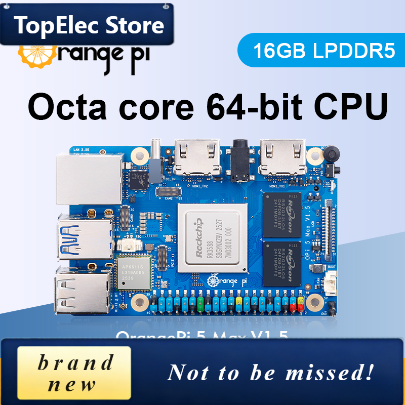 TopElec Orange Pi 5 Max 16GB V - Rk3588 Mini Pc Board 评论和价格